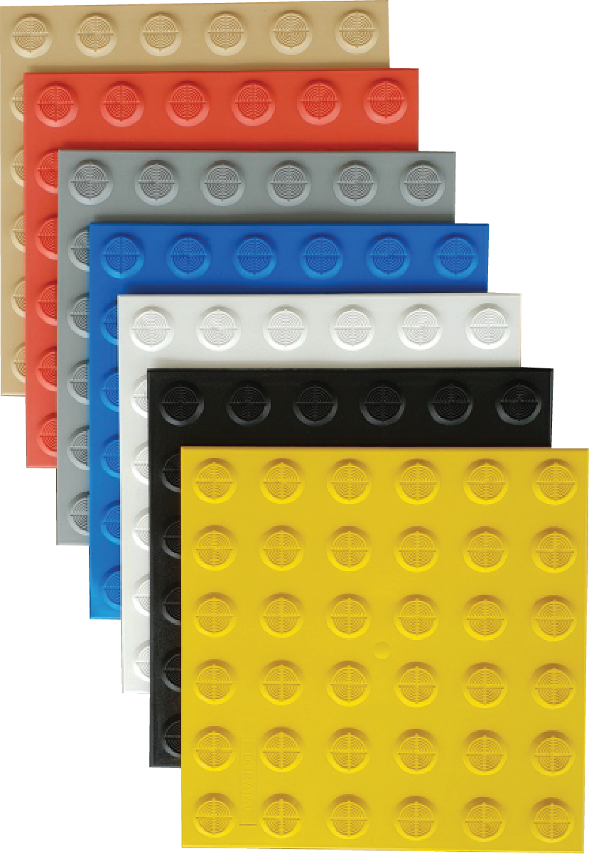 Duratac Hazard Fastile - 300 x 300mm