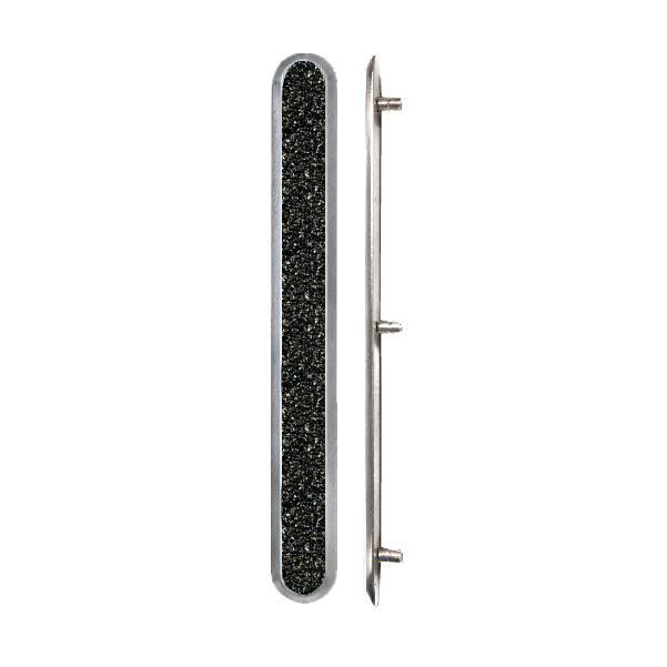 Duratac Directional Tactile Bar SS - With Stem Black Carb Insert